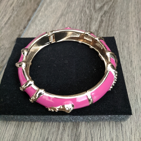 Sequin NYC Nordstrom Pink & Gold Snake Bracelet - Picture 2 of 6